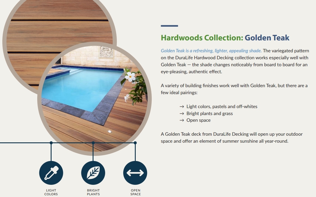 DuraLife Golden Teak Decking